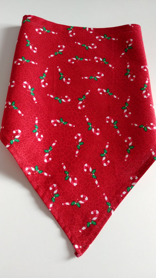 Candy Cane Bandana-Large - 1