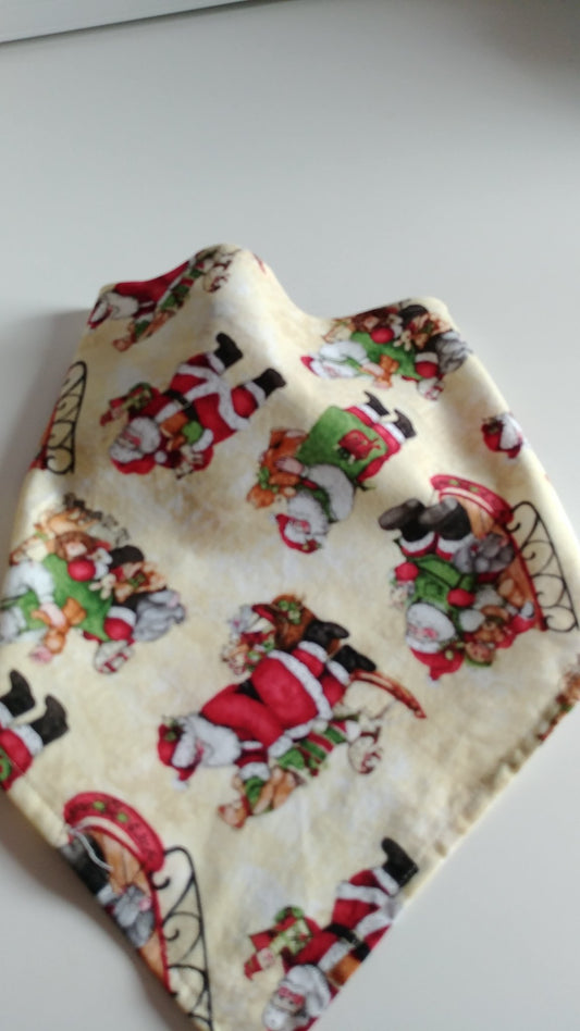 Old Fashioned Santas Dog Bandana-Large - 1