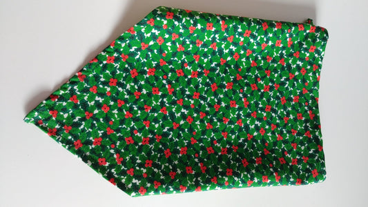 Holly Dog Bandana-Small - 1