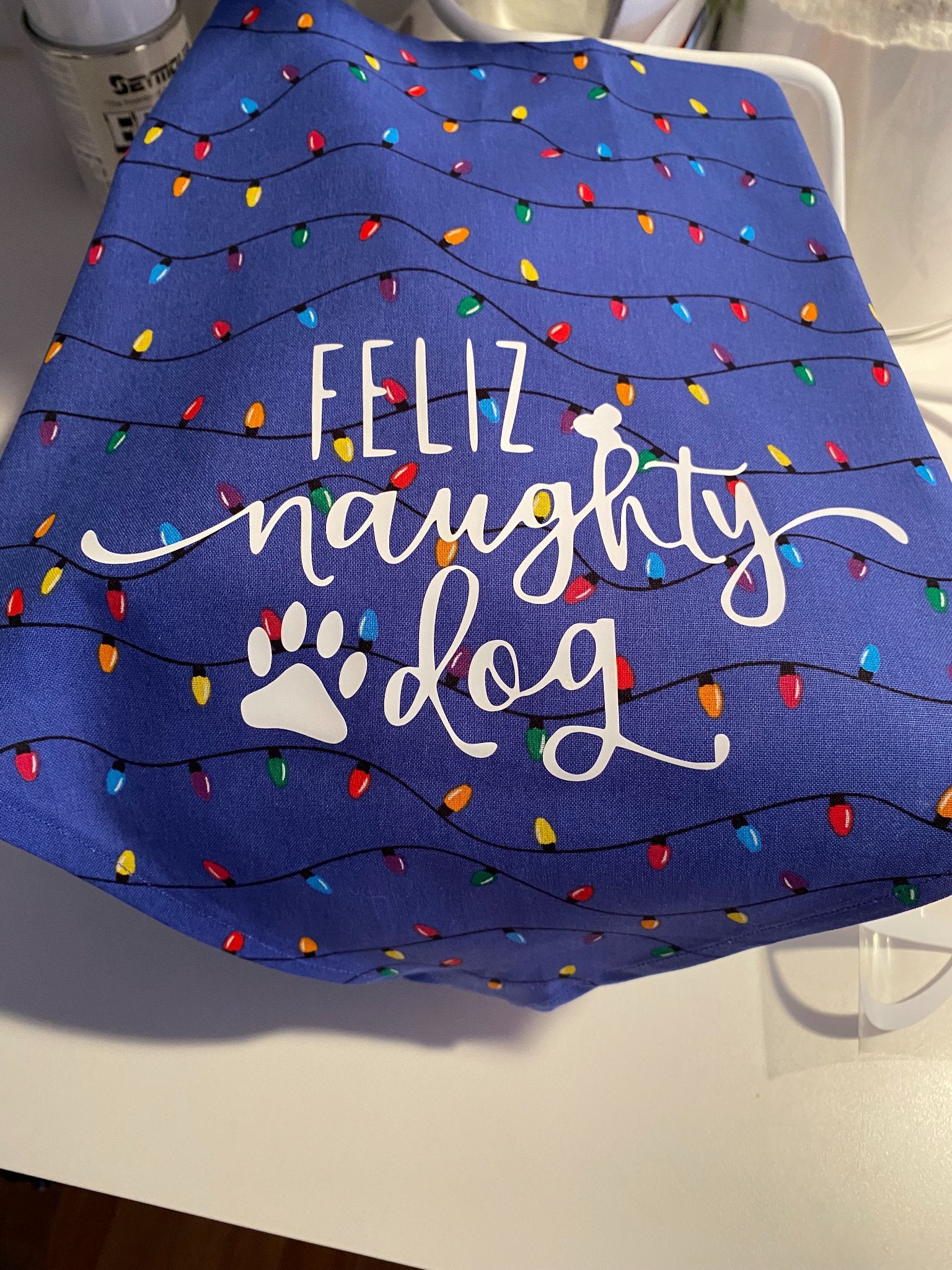 Feliz Naughty Dog Bandana-Small - 1