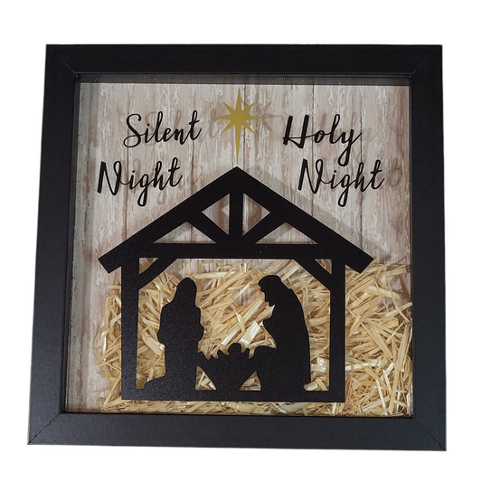 Nativity shadow box  - 1