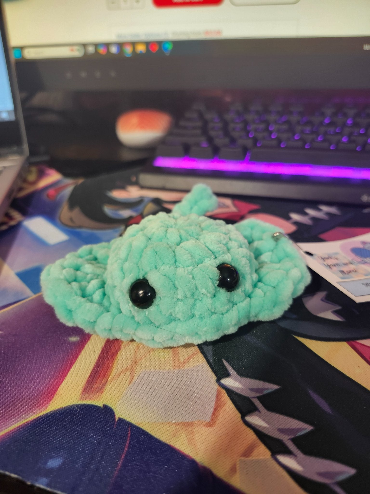 Stingray Crochet Plush: Handmade - 1