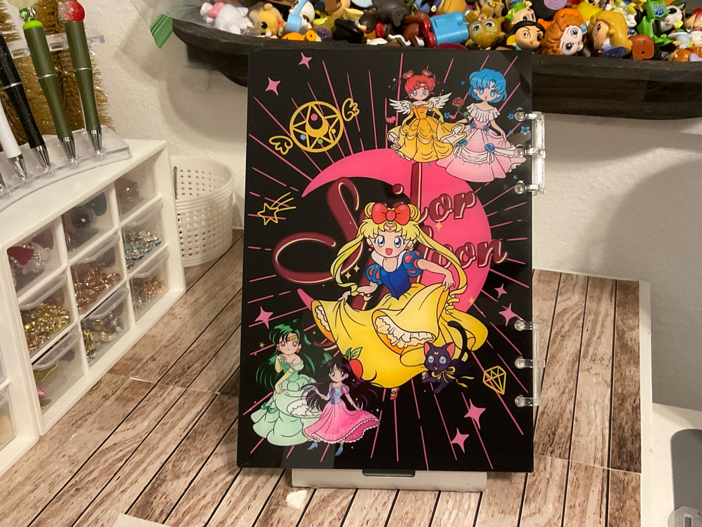 Sailor Moon Reusable Acrylic Notebook - 3