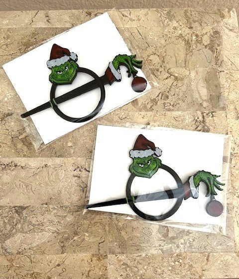 grinch hair pin - 1