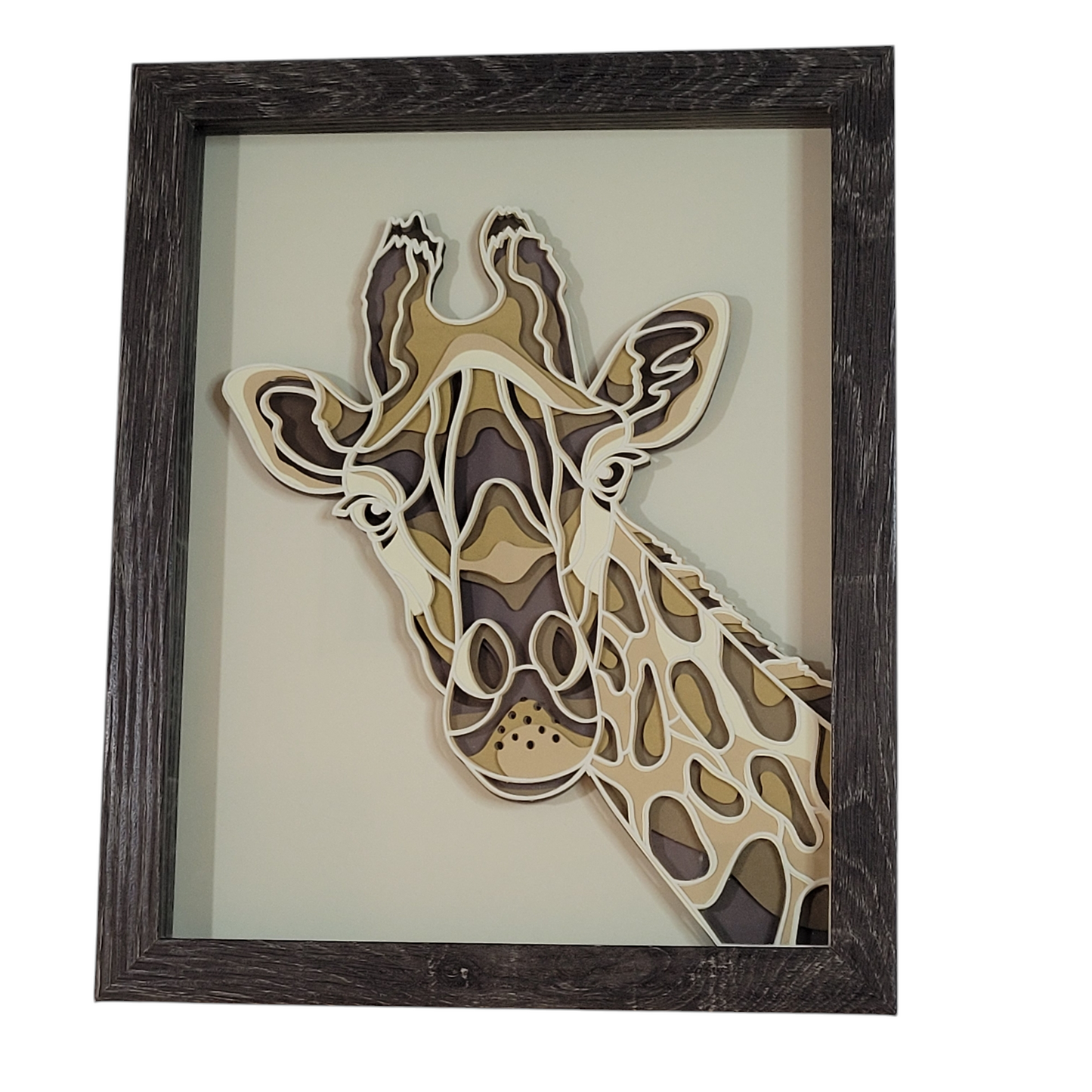 3D Giraffe shadow box  - 1