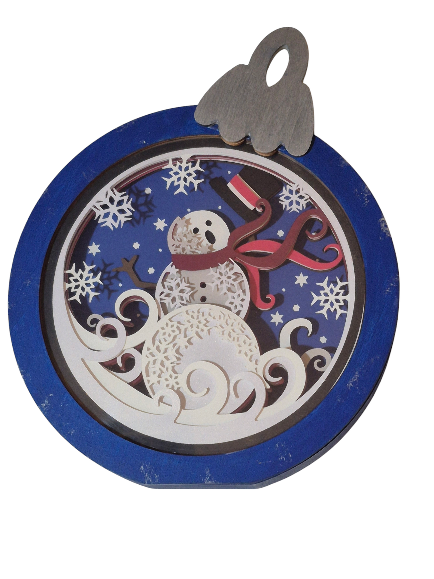 3D snowman ornament box  - 1