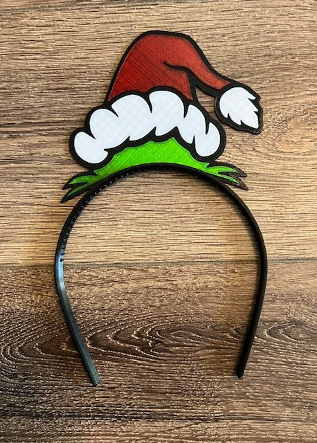 Santa Grinch Headband - 1