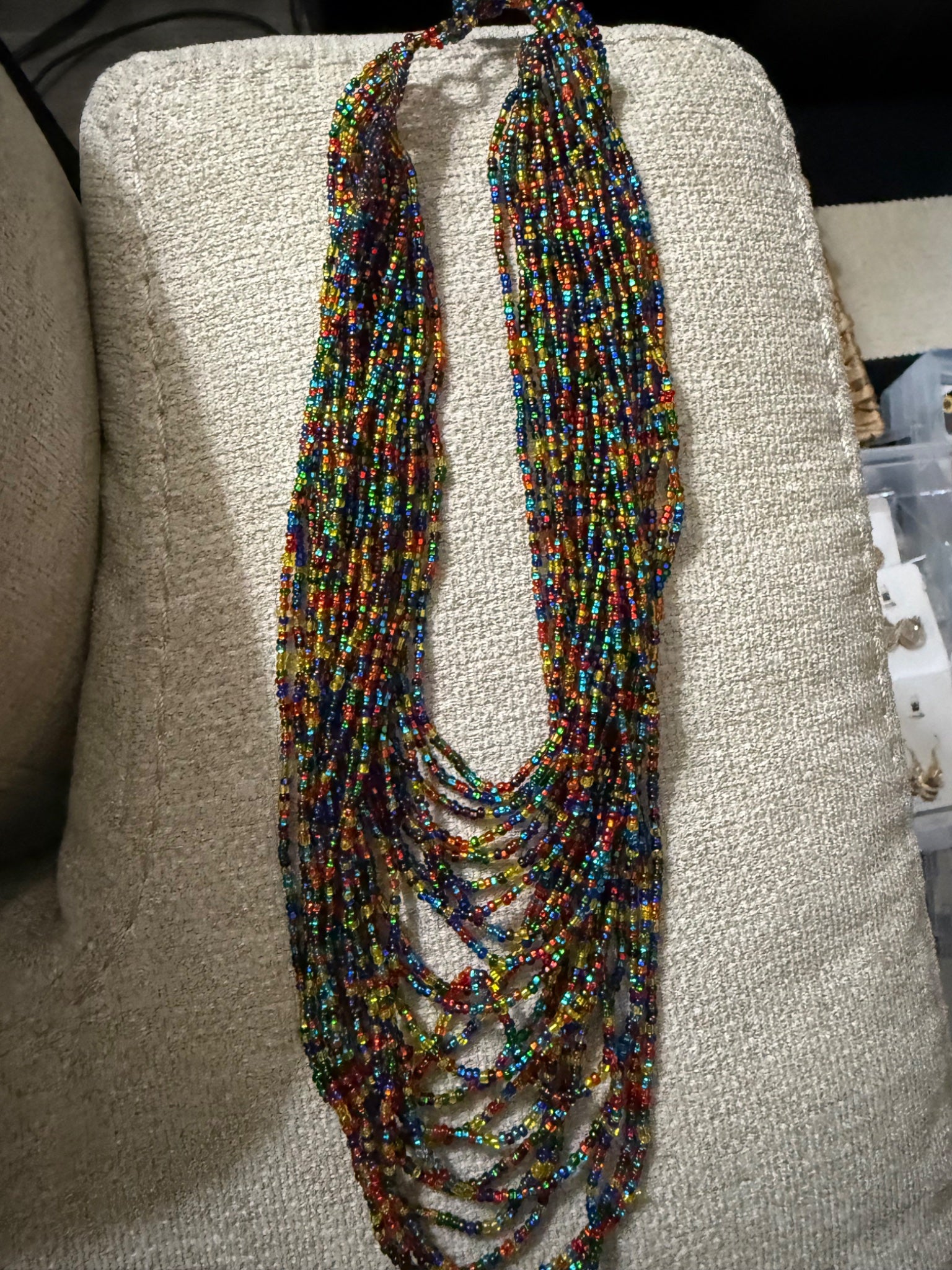 Multicolor Beaded Necklace - 1