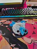 Axolotl Crochet Keychain: Handmade - 1
