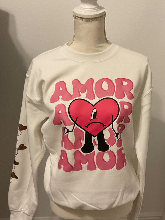 Amor Amor Amor Sweatshirt - 1