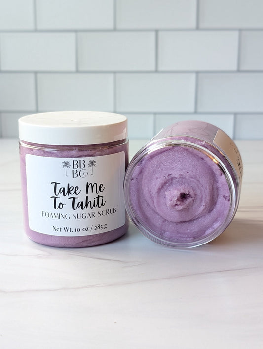 Take Me To Tahiti Foaming Sugar Scrub  - 1