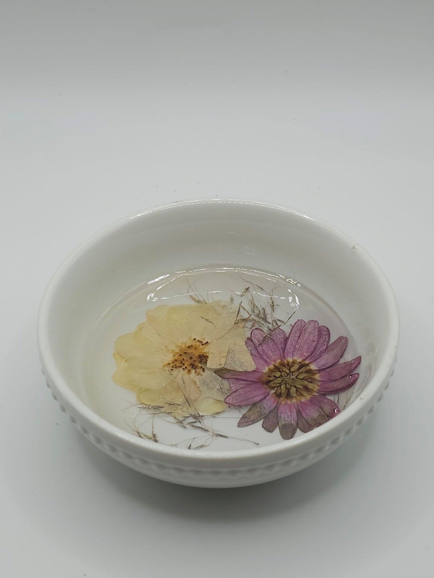 Floral Round trinket dish - 1