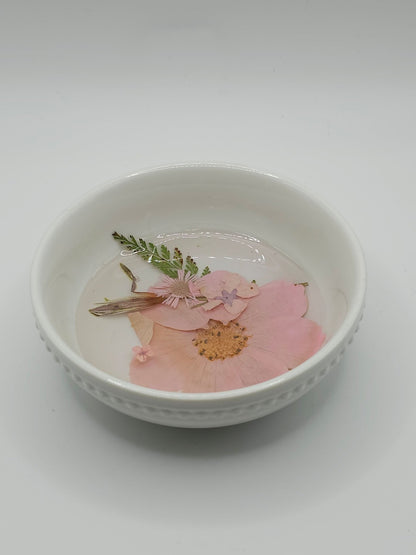 Floral Round trinket dish - 2