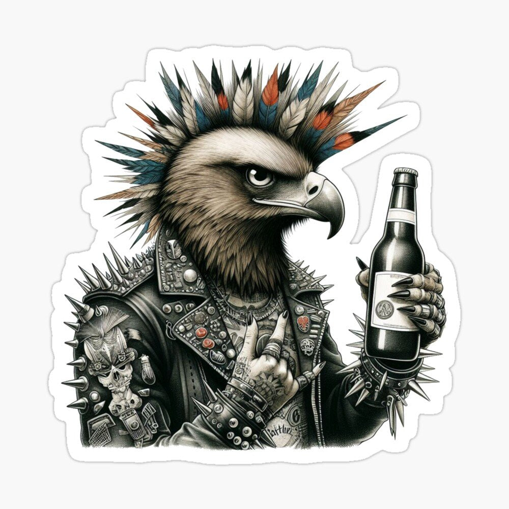 Punk Golden Eagle T-shirt - 1