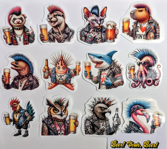 Punk Animal Sticker - 1