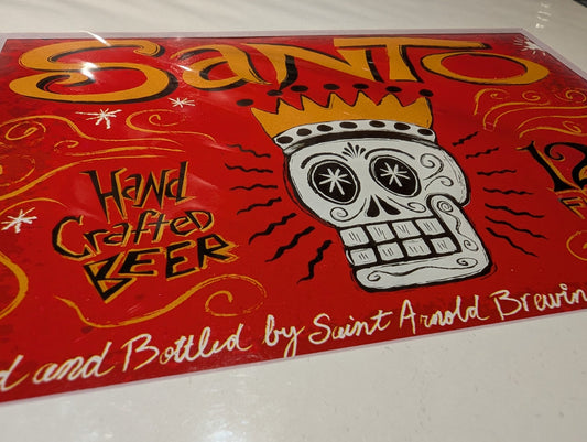 Upcycled Saint Arnold Santo Matted Beer Packaging - 1