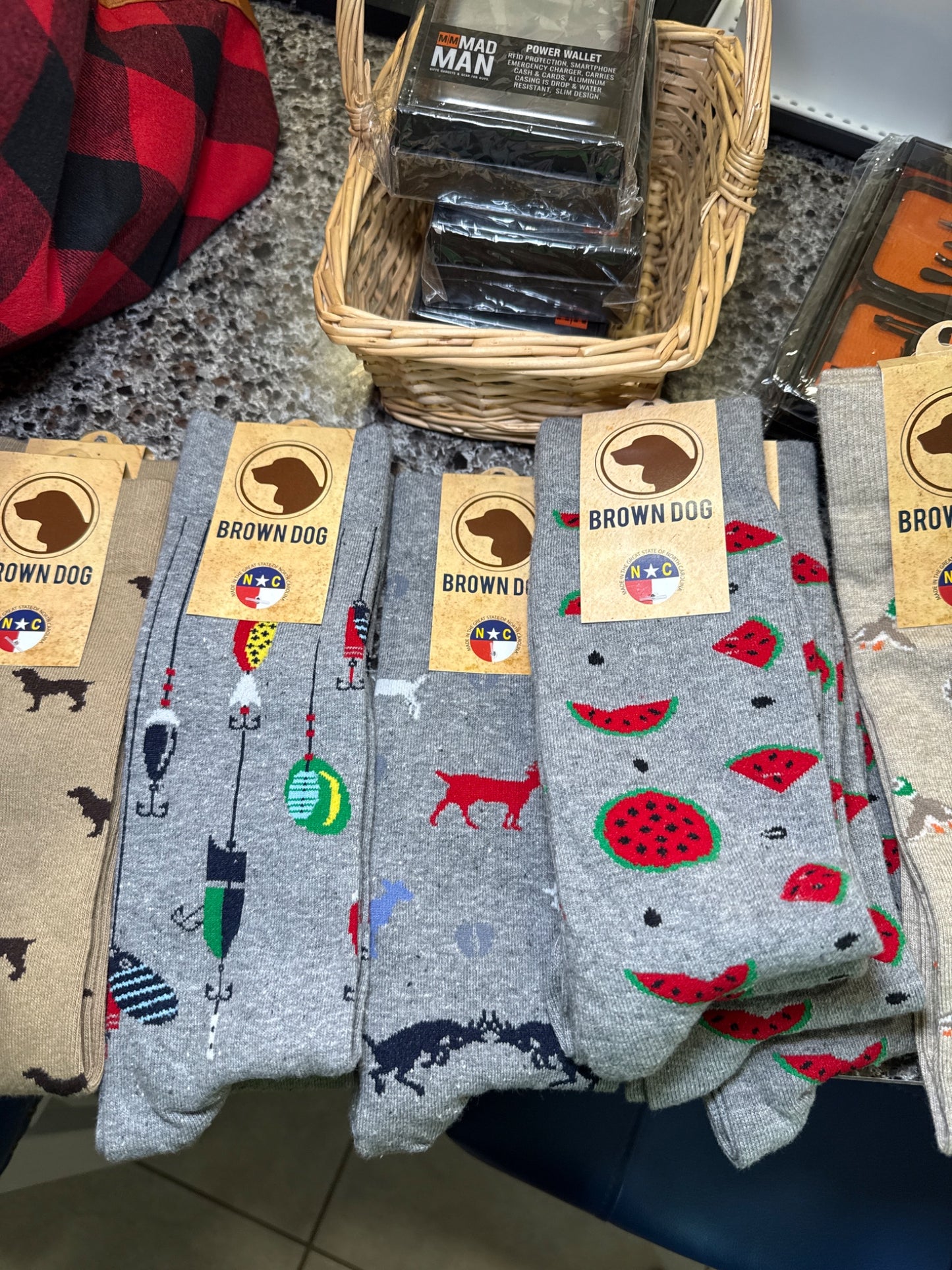 Brown Dog Socks