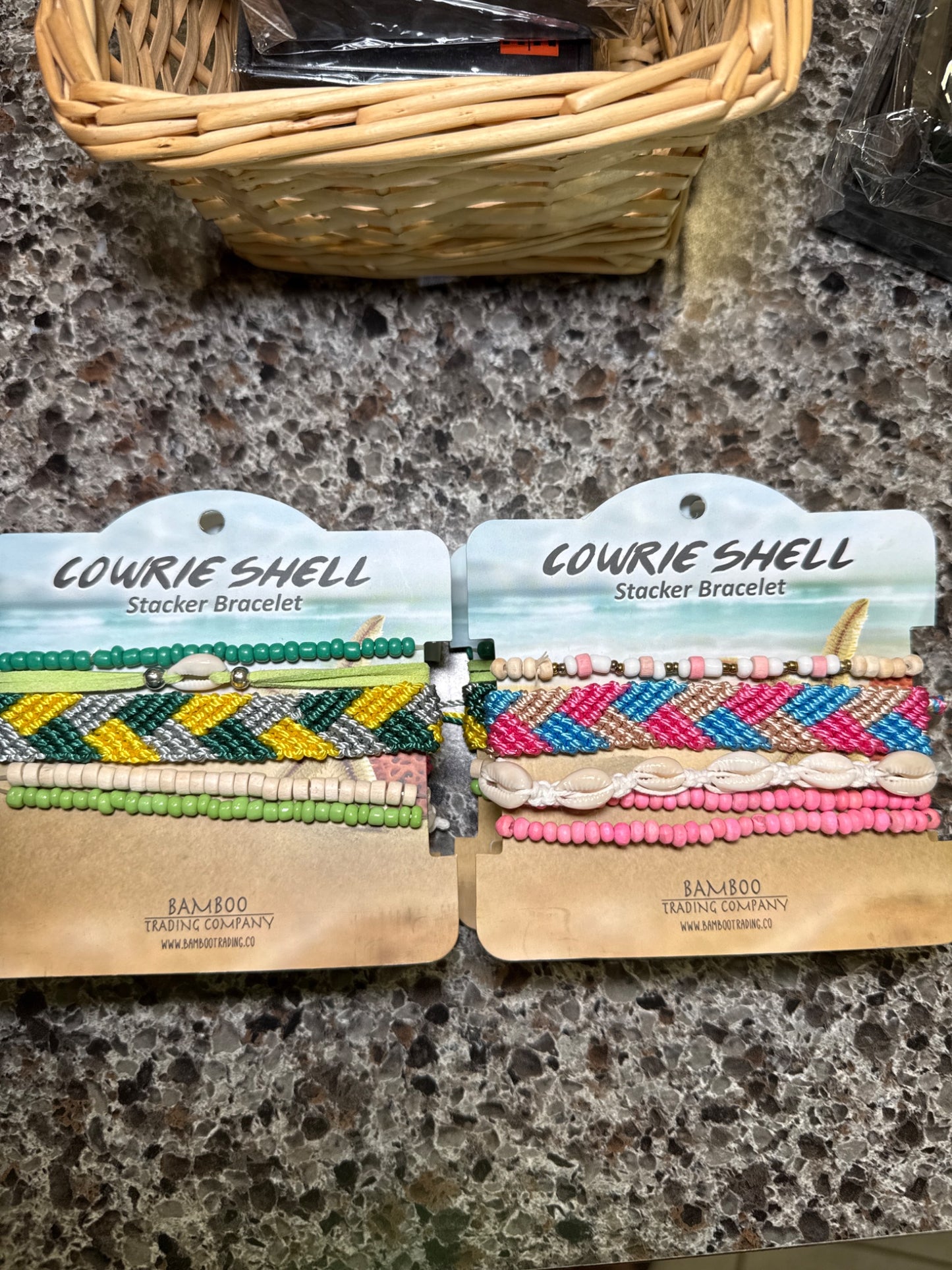 Cowrie Shell Stacker Bracelet