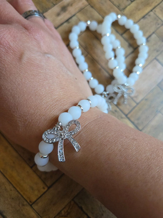 Silver Bow Bracelet