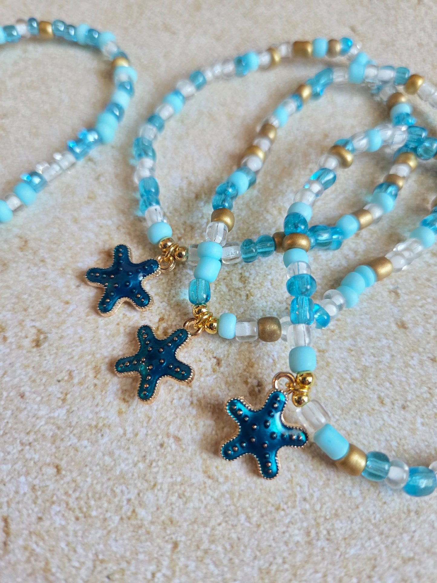 Blue Starfish Bracelet