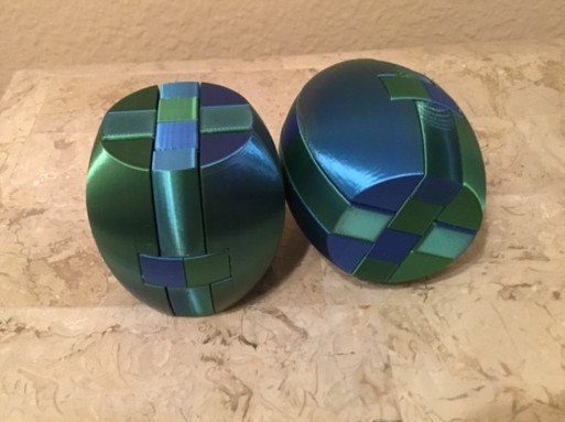 3d Printed Traditional Barrel puzzle