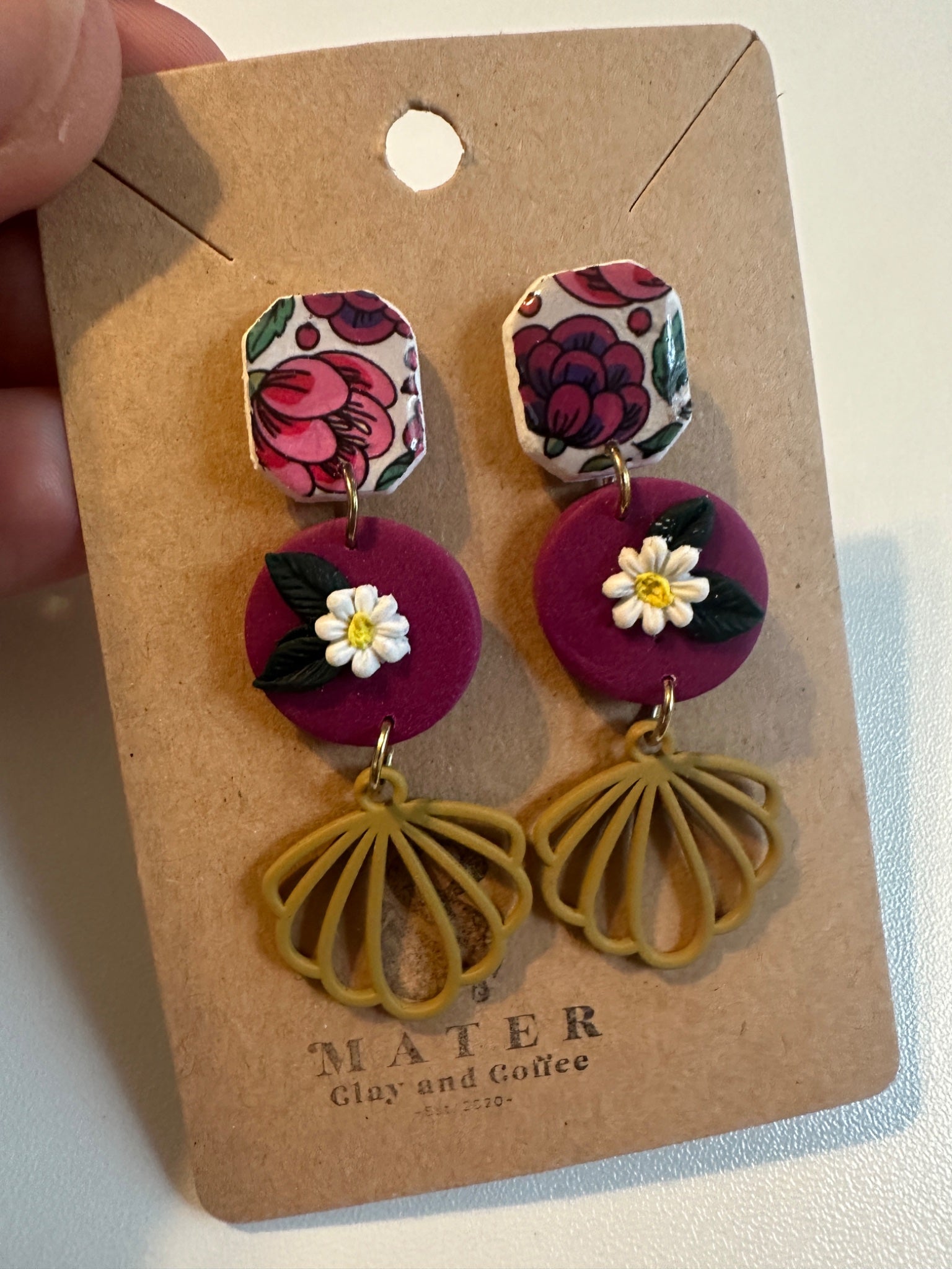 Magenta florals
