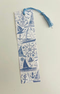 Sailboat - Laminated Bookmark with Matching Tassel