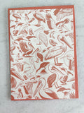 Orange Pelican - 5x7 Card with Matching Envelope