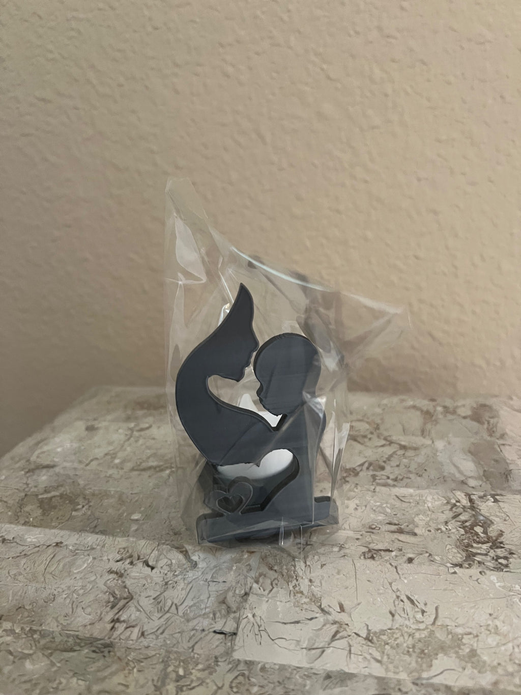 Mothers Day Silhouette with Tealight