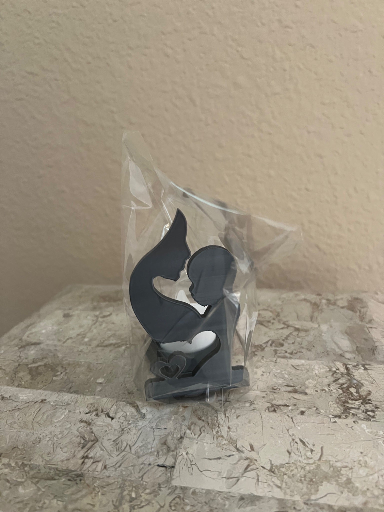 Mothers Day Silhouette with Tealight