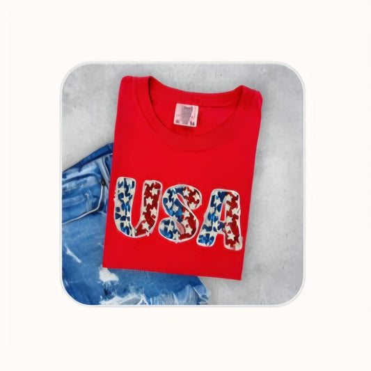 Unisex - USA FAUX SPARKLE