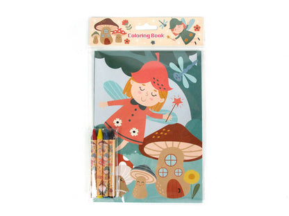 Garden Gnomes Coloring Books with Crayons Party Favors