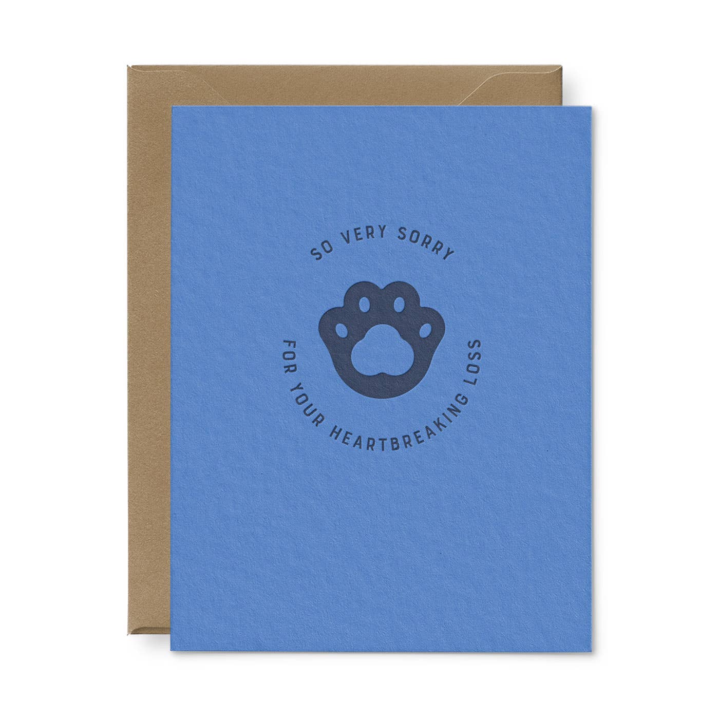 Heartbreaking Pet Loss Sympathy Greeting Card