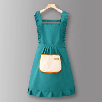 Solid Color Waterproof Work Apron