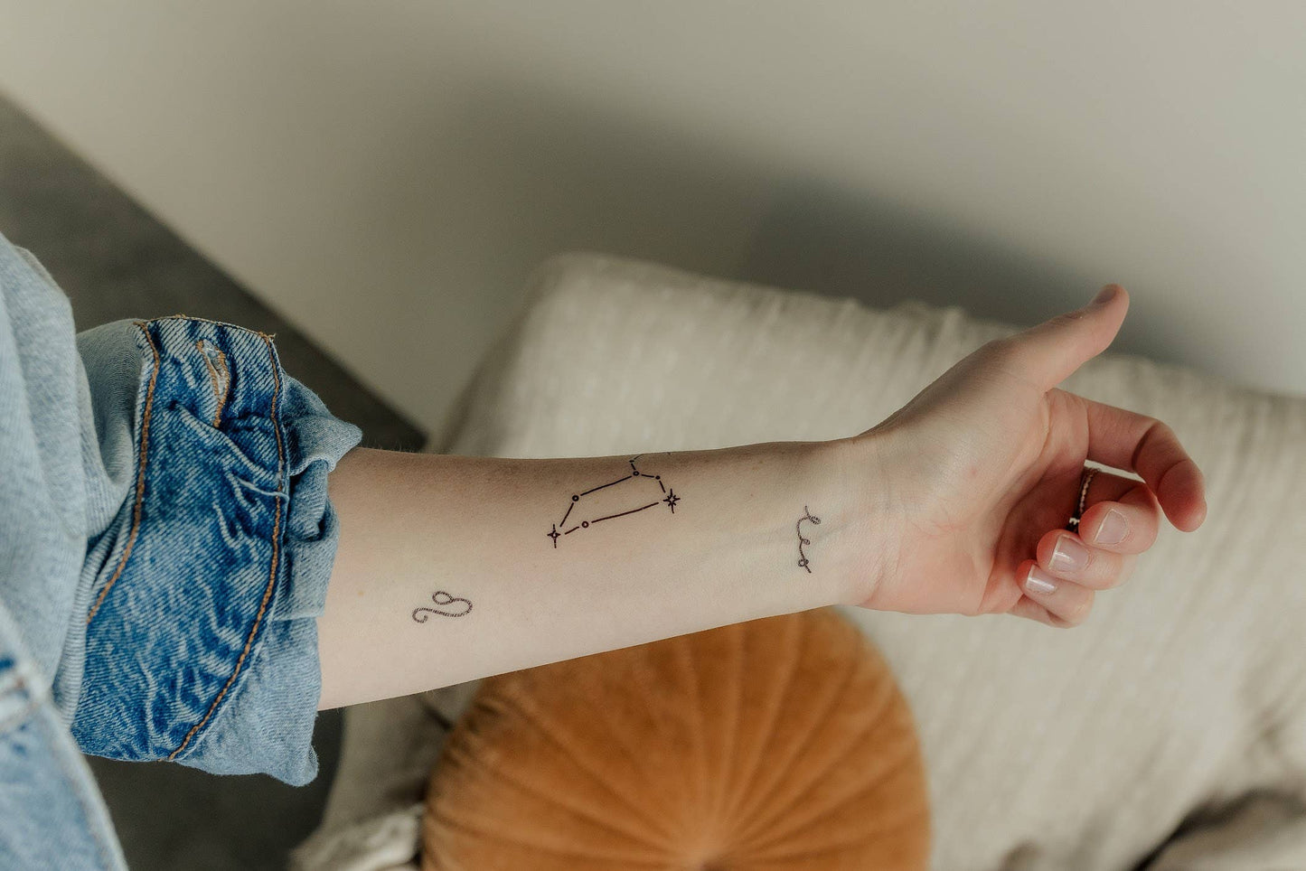 Leo Temporary Tattoos | The Zodiac Collection