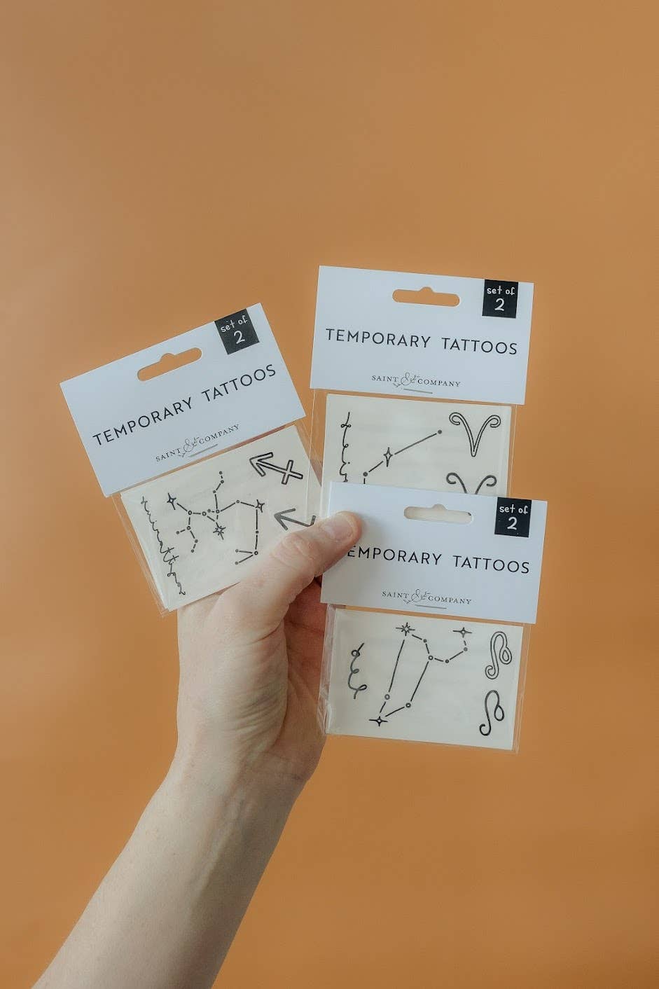 Leo Temporary Tattoos | The Zodiac Collection