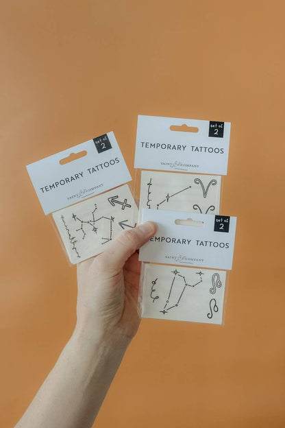 Leo Temporary Tattoos | The Zodiac Collection