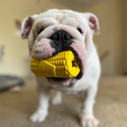 Corn on the Cob Treat Dispenser - Yellow