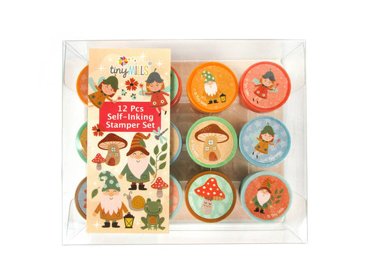 Garden Gnomes Fairies Stamp Kit for Kids