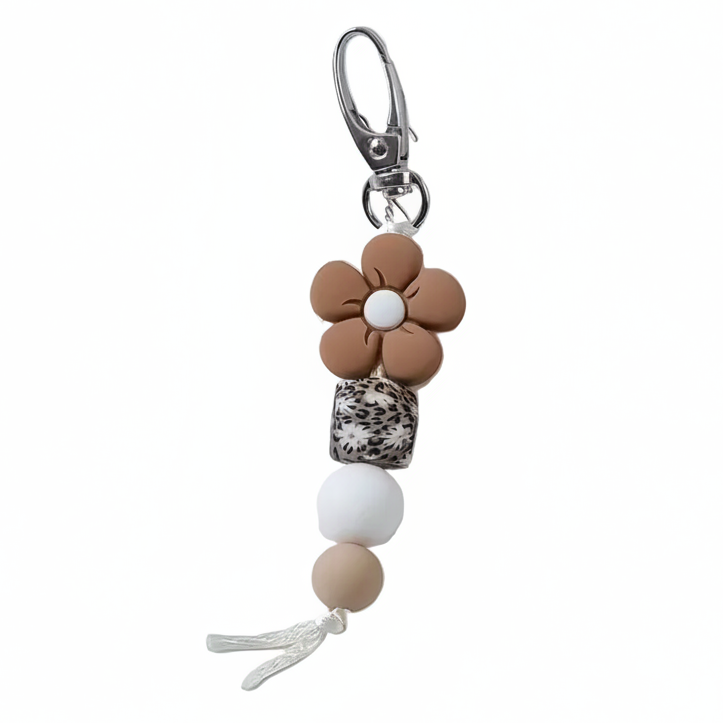 Flower Silicone Keychain