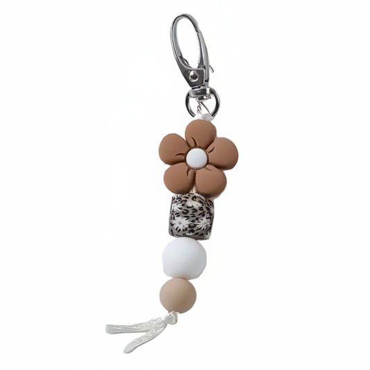 Flower Silicone Keychain