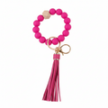 Solid Color Silicone Beaded Wristlets
