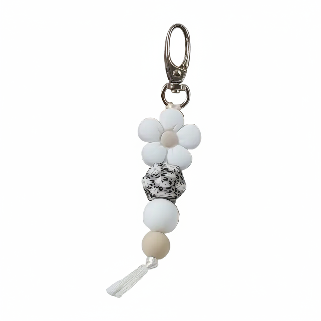 Flower Silicone Keychain