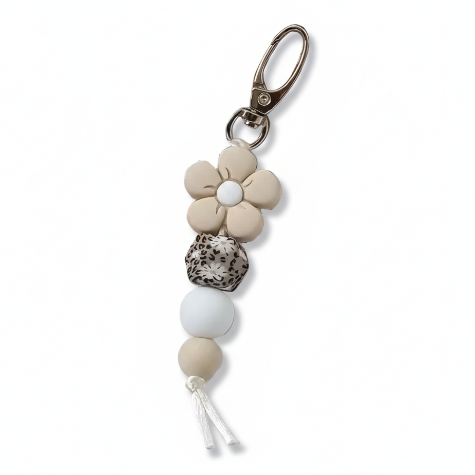 Flower Silicone Keychain