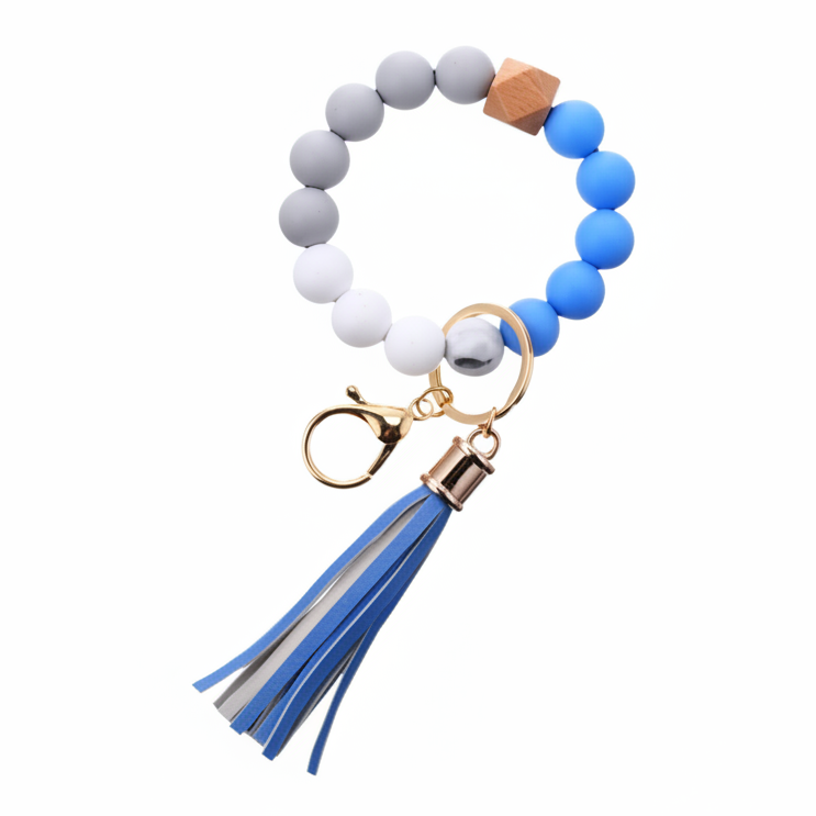 Multicolor Silicone Beaded Wristlets
