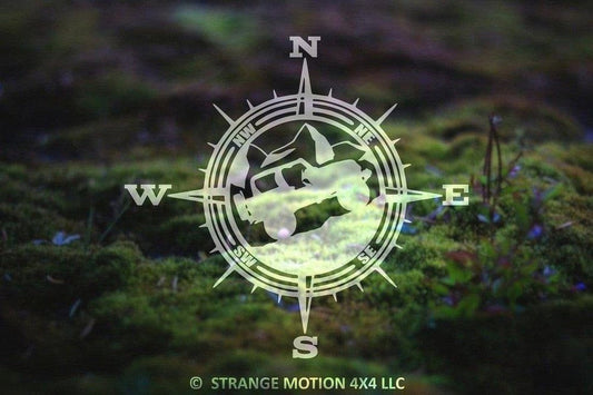 Compass Vinyl Decal for Wrangler TJ | 106