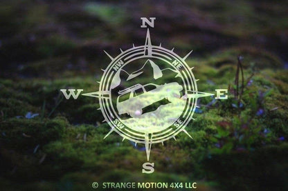 Compass Vinyl Decal for 4th Gen 4Runner | 104
