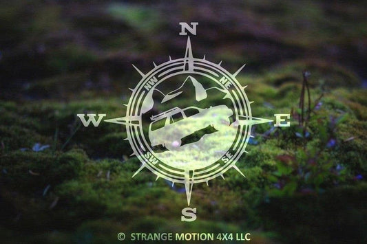 Compass Vinyl Decal for 4th Gen 4Runner | 104