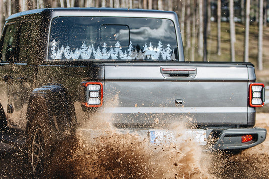 Forest Banner Vinyl Decal | 107