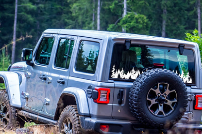 Forest Banner Vinyl Decal | 107